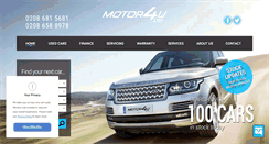 Desktop Screenshot of motor4u.com